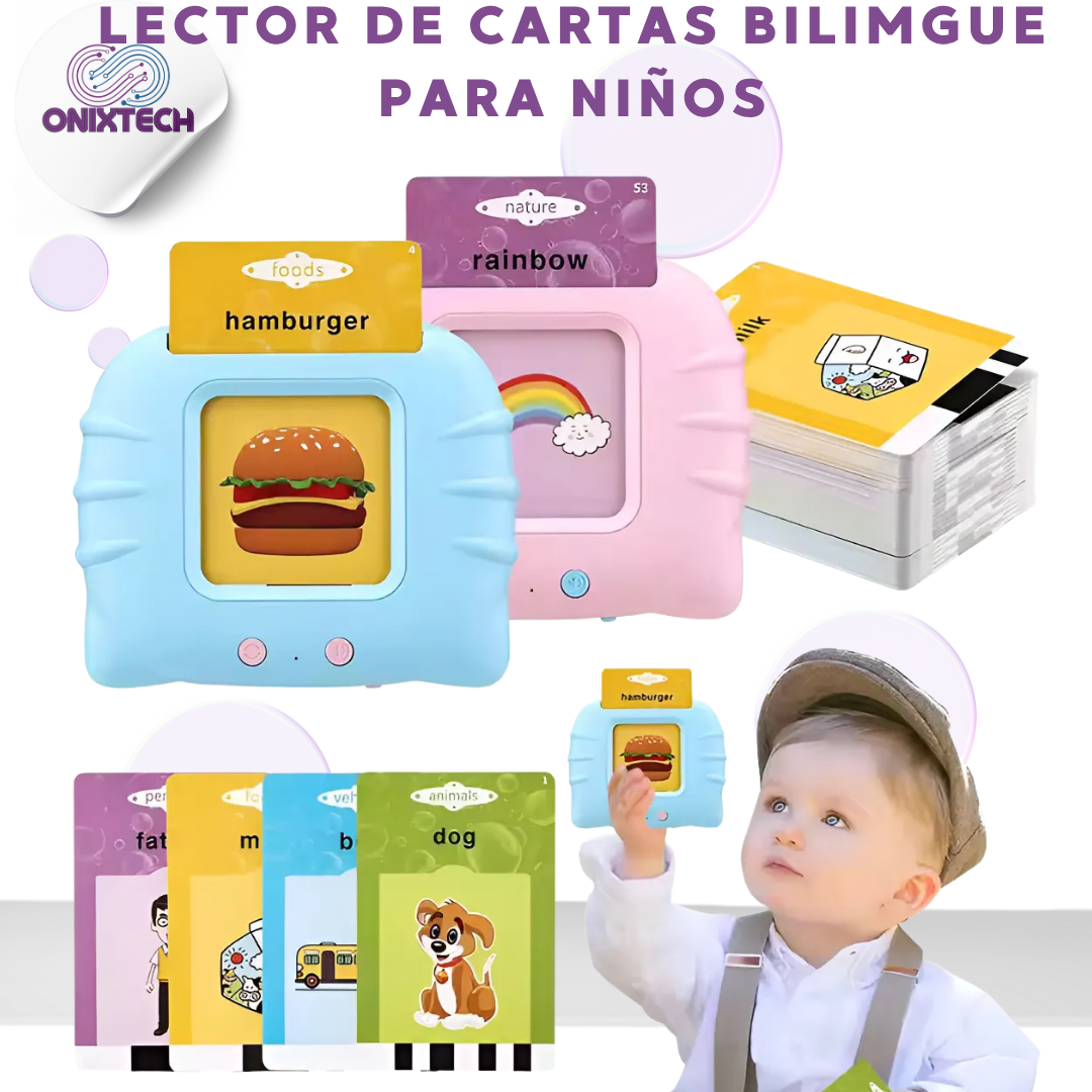 LECTOR DE CARTAS BILIMGUE PARA NIÑOS